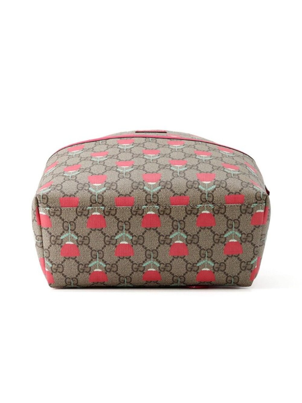 Gucci Backpack Flower Print Children's GG Supreme Leather Kids Kim Seung Young - Picture 3 of 10